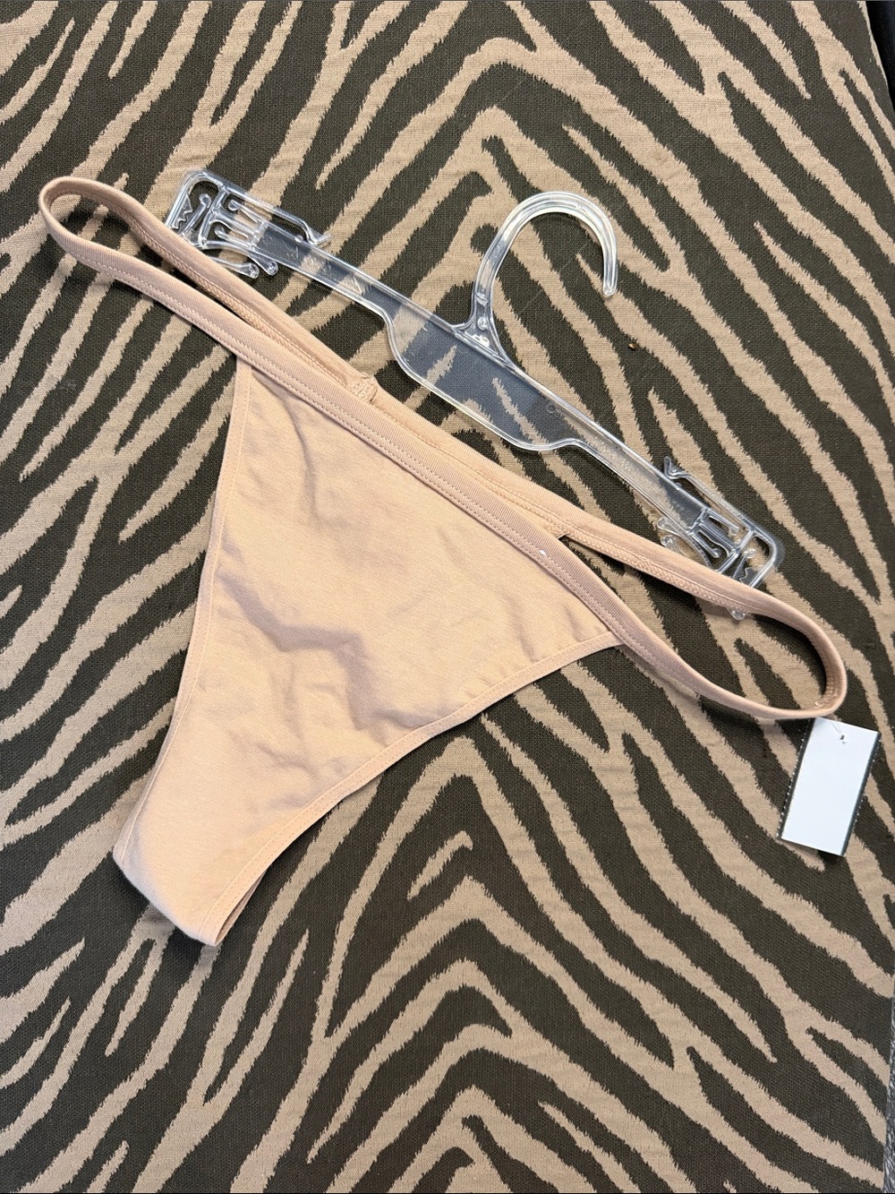 Auden Beige High-Cut Thong Panty #P11